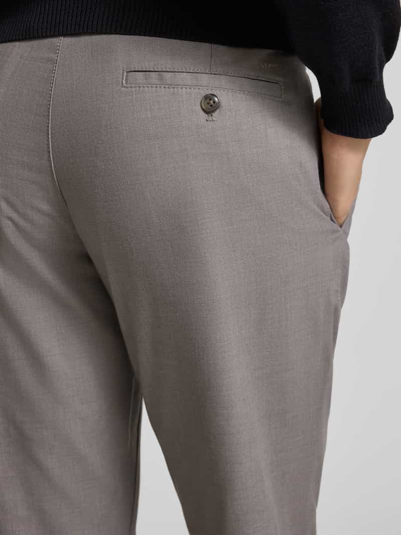 MCNEAL Slim fit stoffen broek met Franse steekzakken