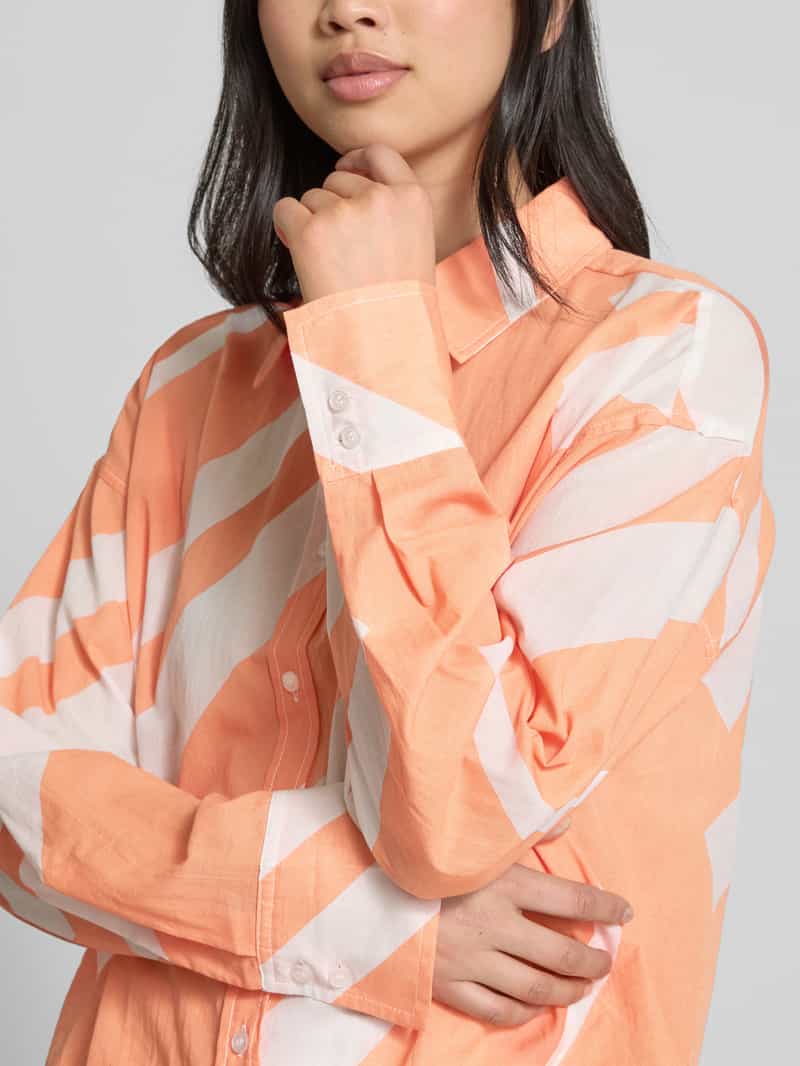 Opus Regular fit overhemdblouse met doorknoopsluiting