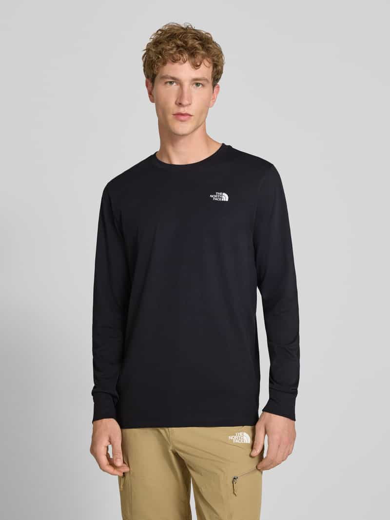 The North Face Shirt met lange mouwen van katoenmix model 'EVOLUTION' zwart, foto 3