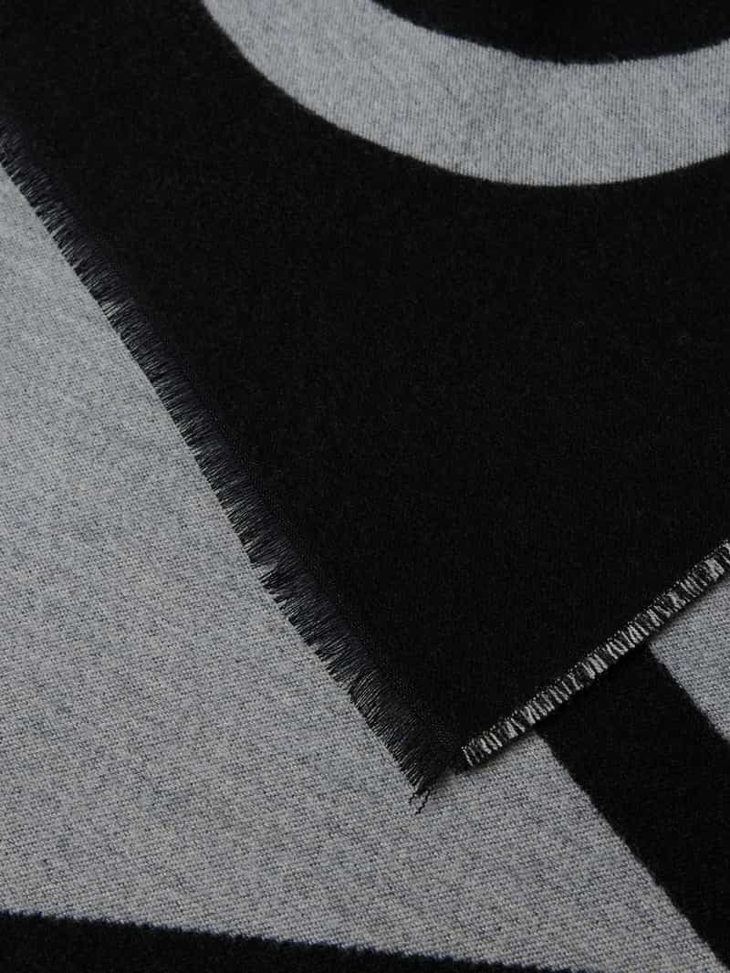 CK Calvin Klein Sjaal met franjes model 'FRINGES'