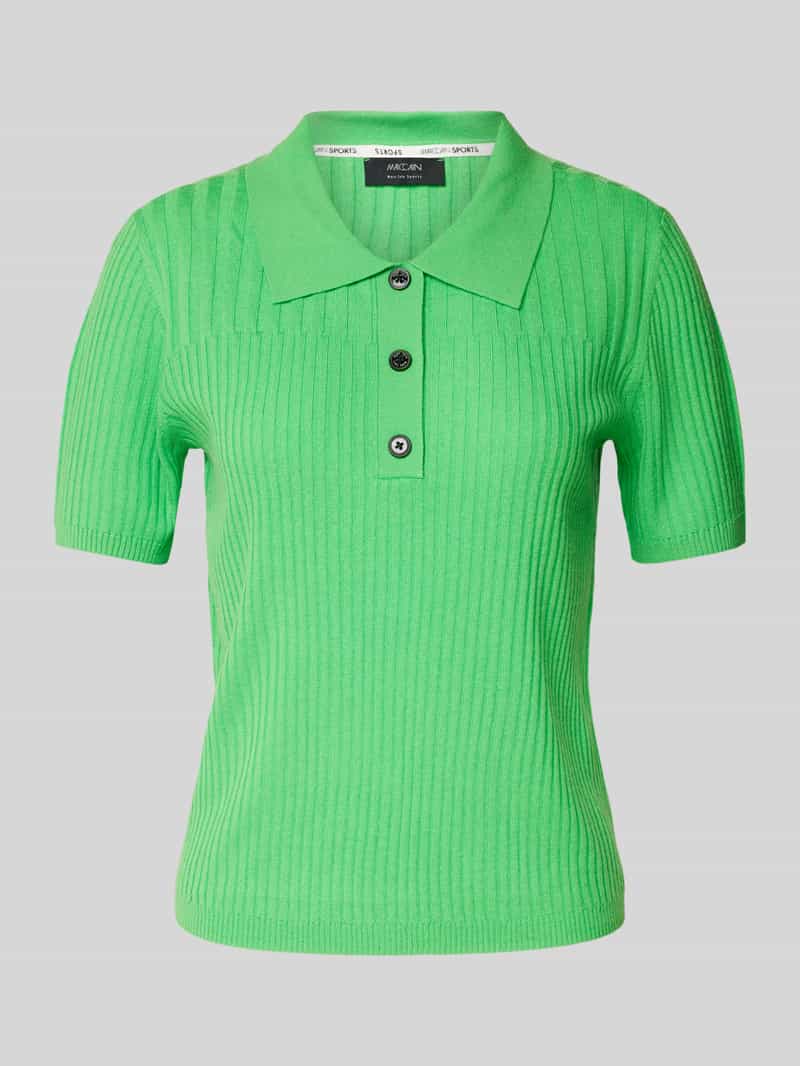 Marc Cain T-shirt in gebreide look met kasjmier model 'SPORTS'