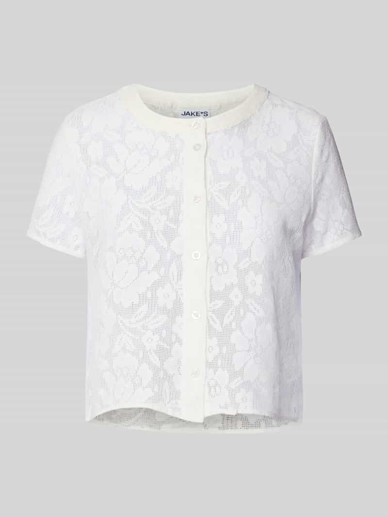 Jake*s Casual Overhemdblouse van kant