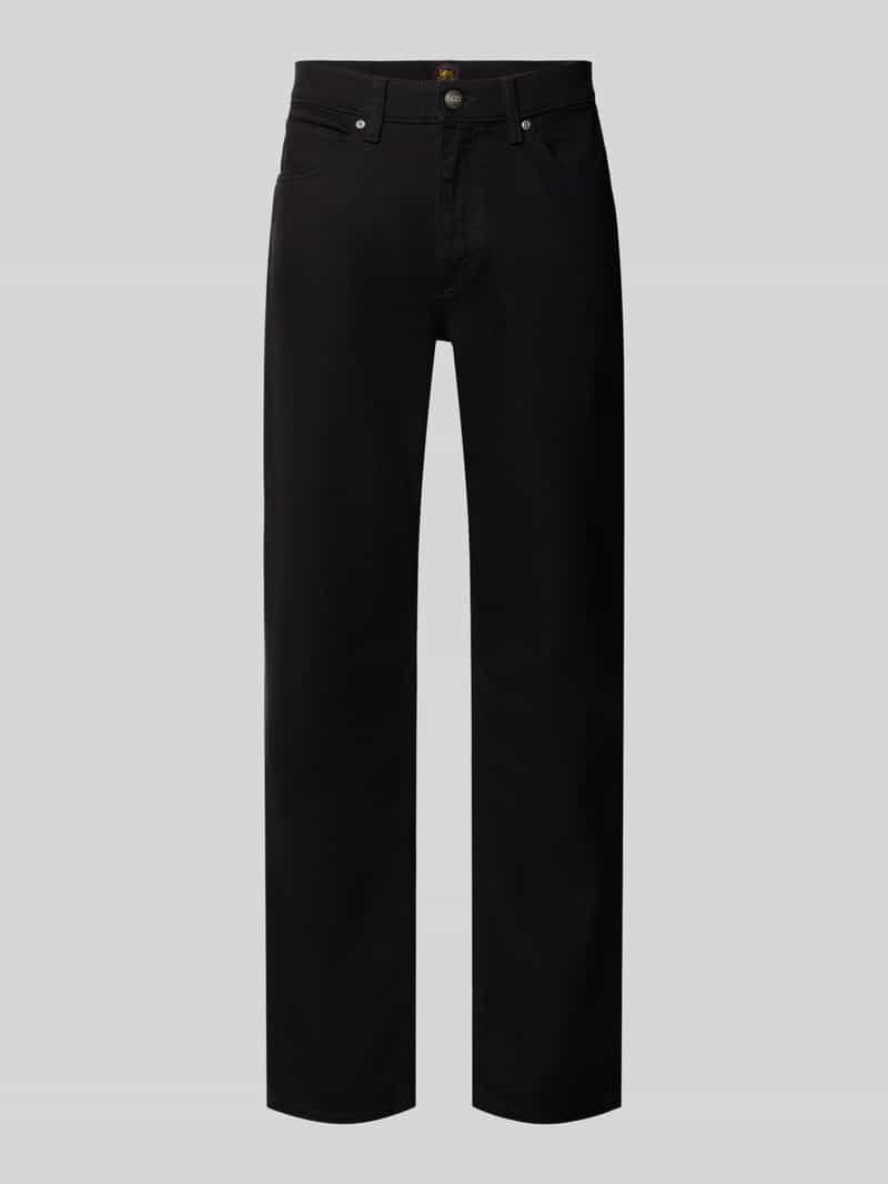 Lee straight fit jeans van katoenmix