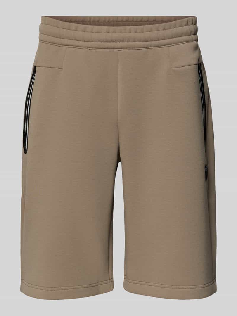Ea7 Emporio Armani Herren Bermudas Mit Reißverschlusstaschen In Beige Größe Xxxl 