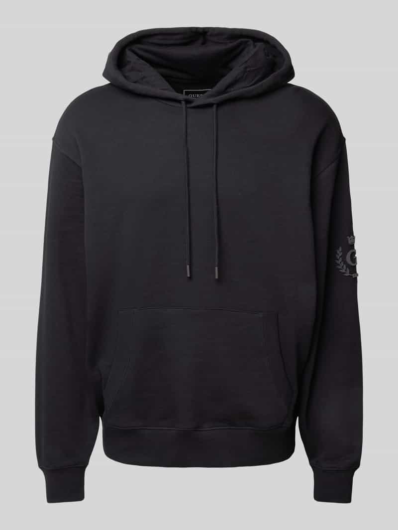 Guess Hoodie met kangoeroezak model 'CHENILLE'