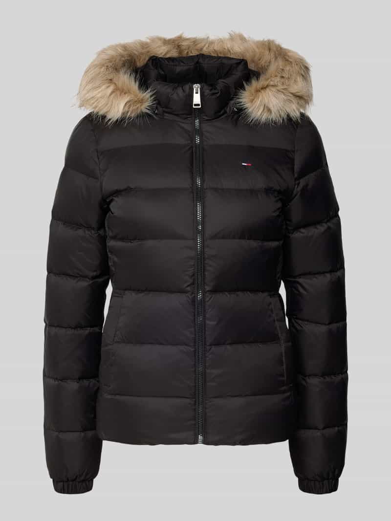 Tommy Jeans Slim fit gewatteerd jack met vulling van dons en veren
