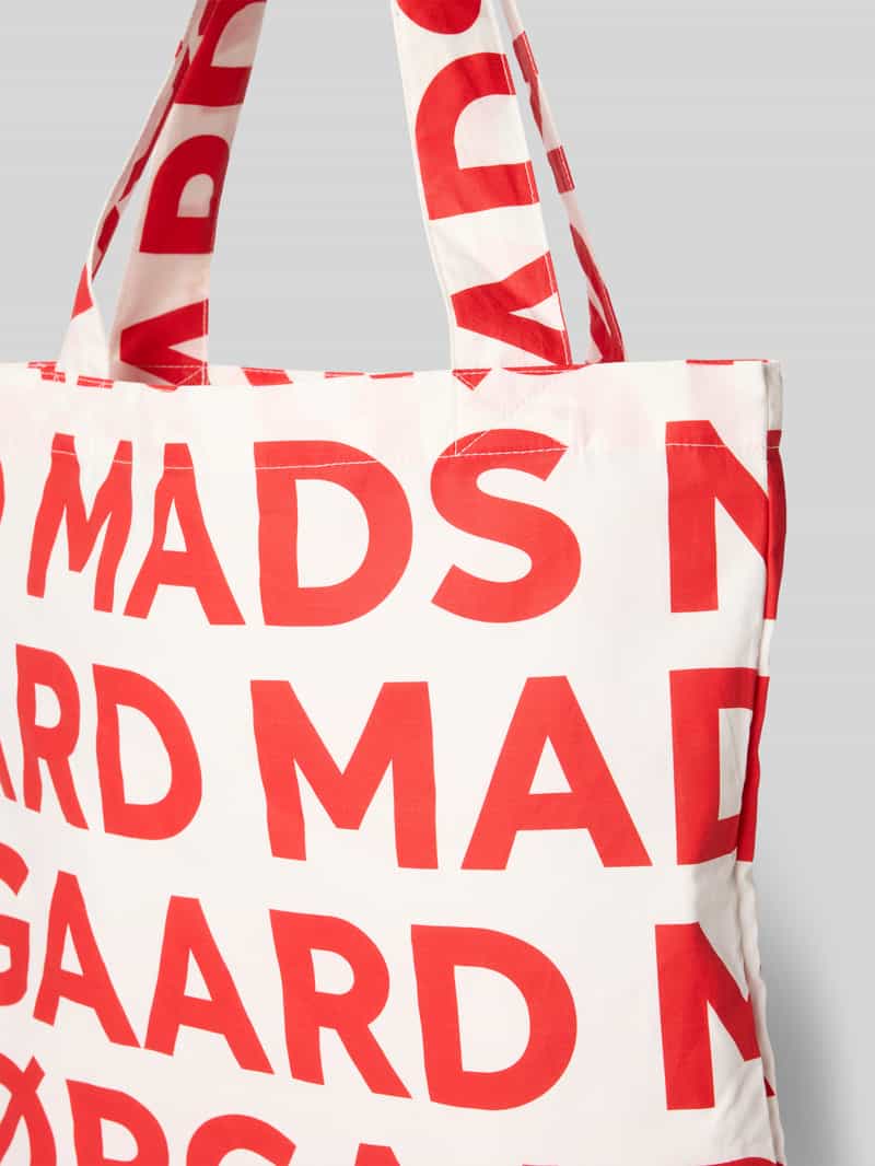 MADS NØRGAARD Shopper met open hoofdvak en hengsels