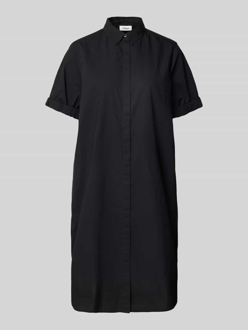 s.Oliver RED LABEL Jurk van puur katoen