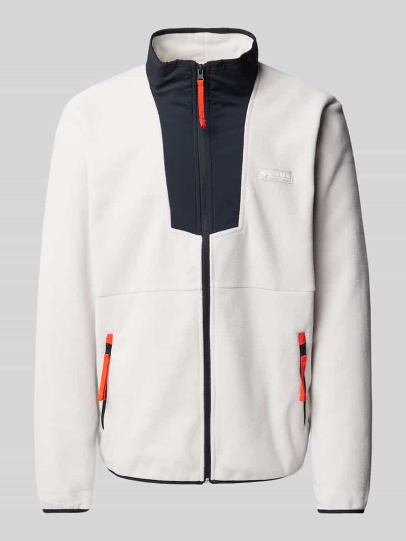 Columbia Fleecepullover met labelpatch model 'SEQUOIA'