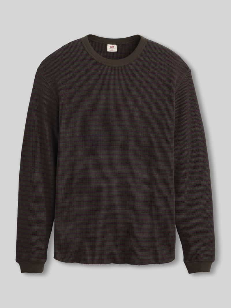 Levi's relaxed fit shirt met lange mouwen van pure katoen model 'THERMAL TEE YANNIC'