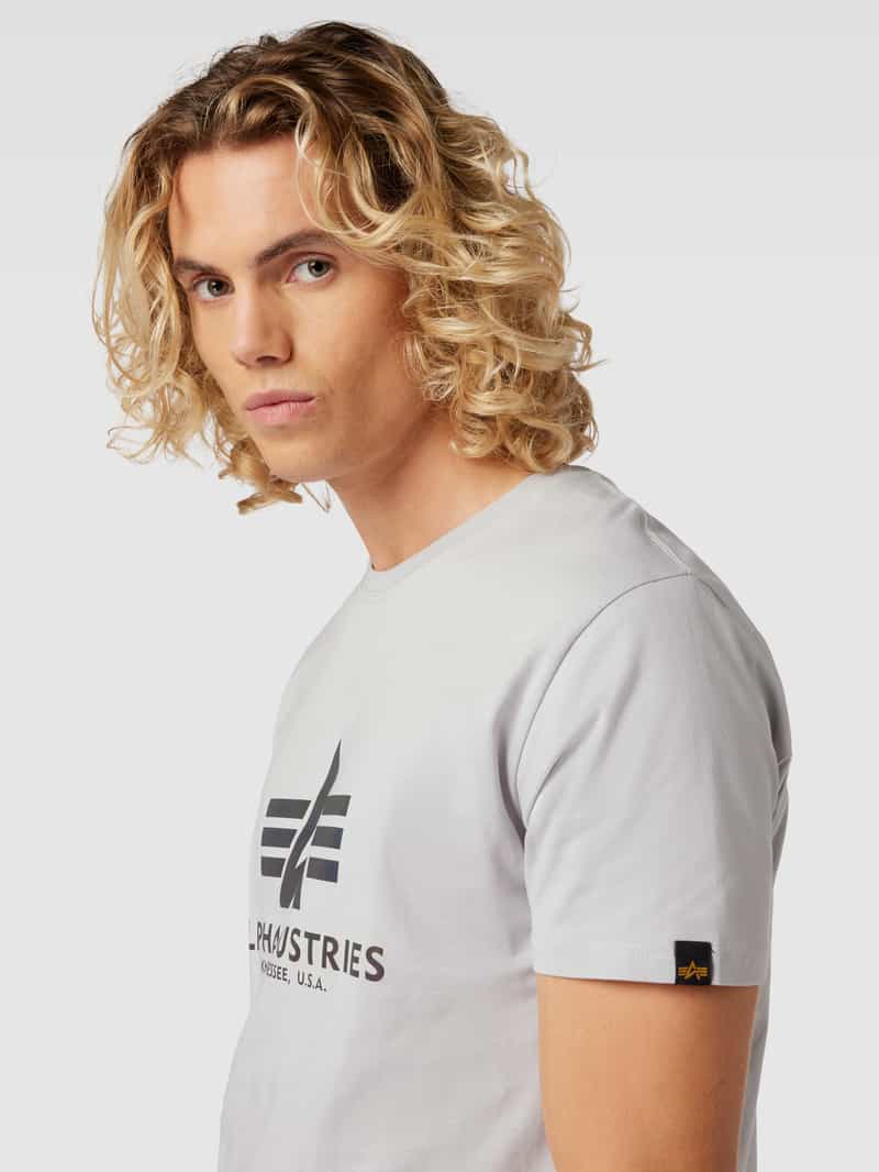 alpha industries T-shirt met labelprint