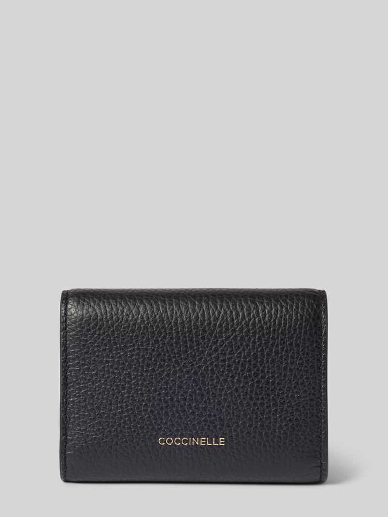 Coccinelle Portemonnee met labelapplicatie en ritsvak
