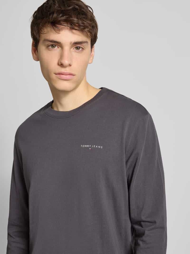 Tommy Jeans Slim fit shirt met lange mouwen van puur katoen