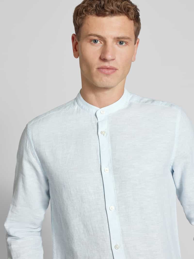Only & Sons Regular fit vrijetijdsoverhemd met maokraag model 'CAIDEN'