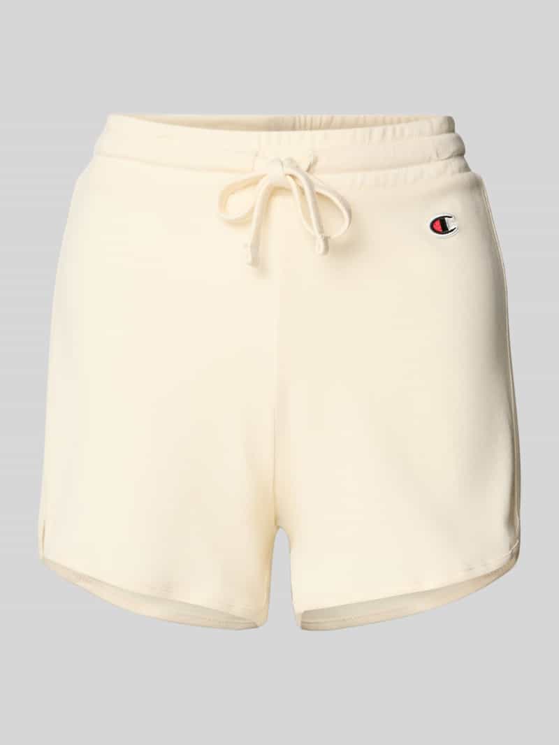 Champion Sweatshorts met labeldetail