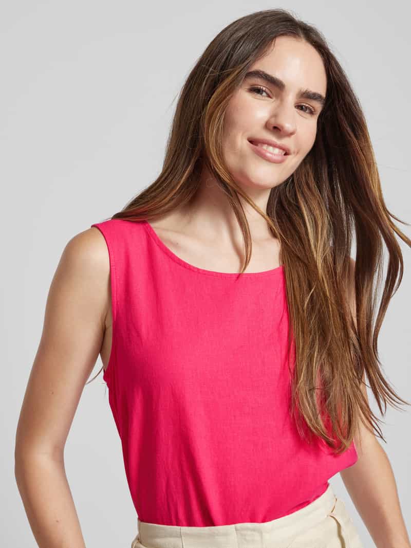 FREE QUENT Top met bandjes en ronde hals model 'Lava'