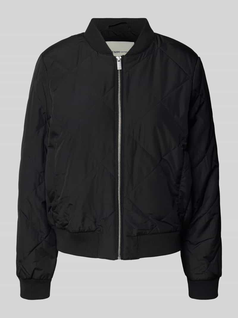 Tom Tailor Denim Regular fit collegejack met doorgestikte naden