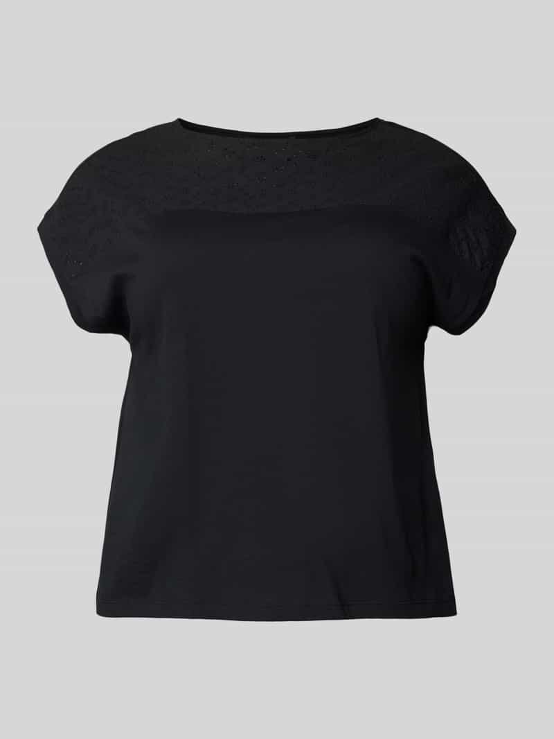 Vero Moda T-shirt met broderie anglaise model 'KAYA'