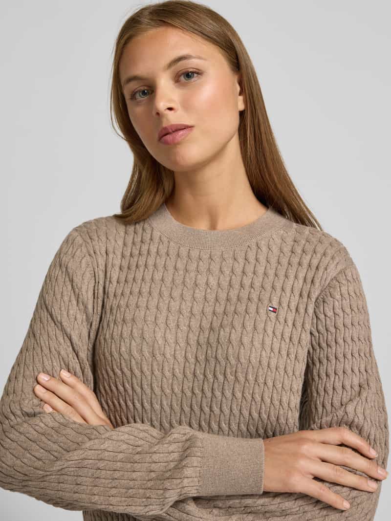 Tommy Hilfiger Regular fit pullover van puur katoen