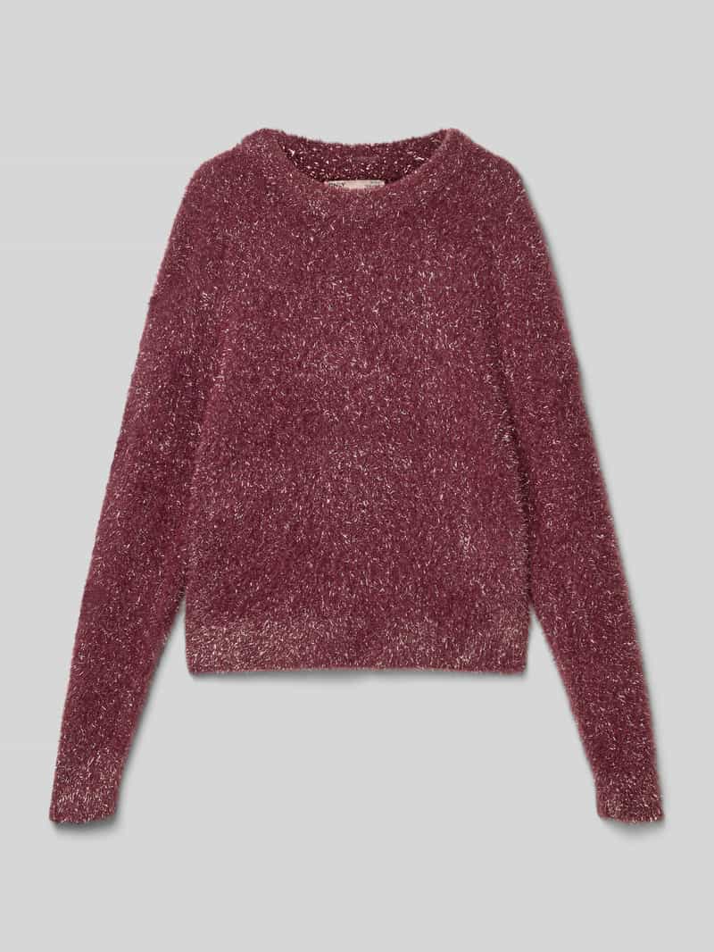 Only Regular fit gebreide pullover met glitterlook model 'PIUMO GLITTER'