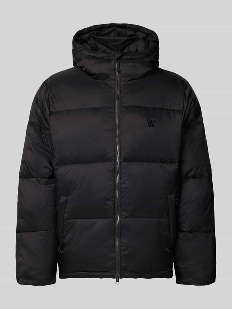 Wood Gewatteerd jack met capuchon model 'CLAUS PUFFER JACKET'