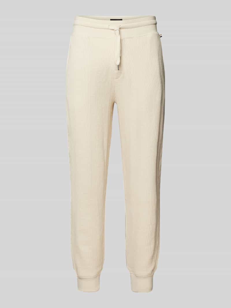 Boss Sweatpants met labeldetails model 'Structure'