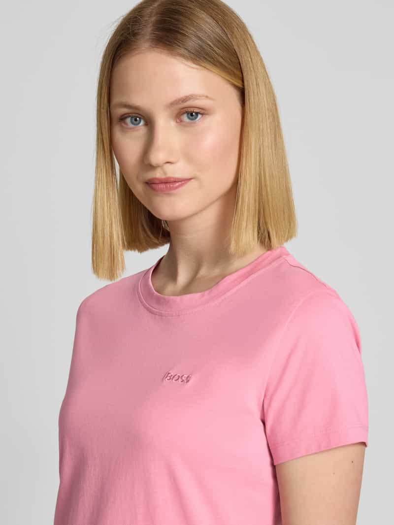 Boss Orange T-shirt met labelstitching model 'Esogo'