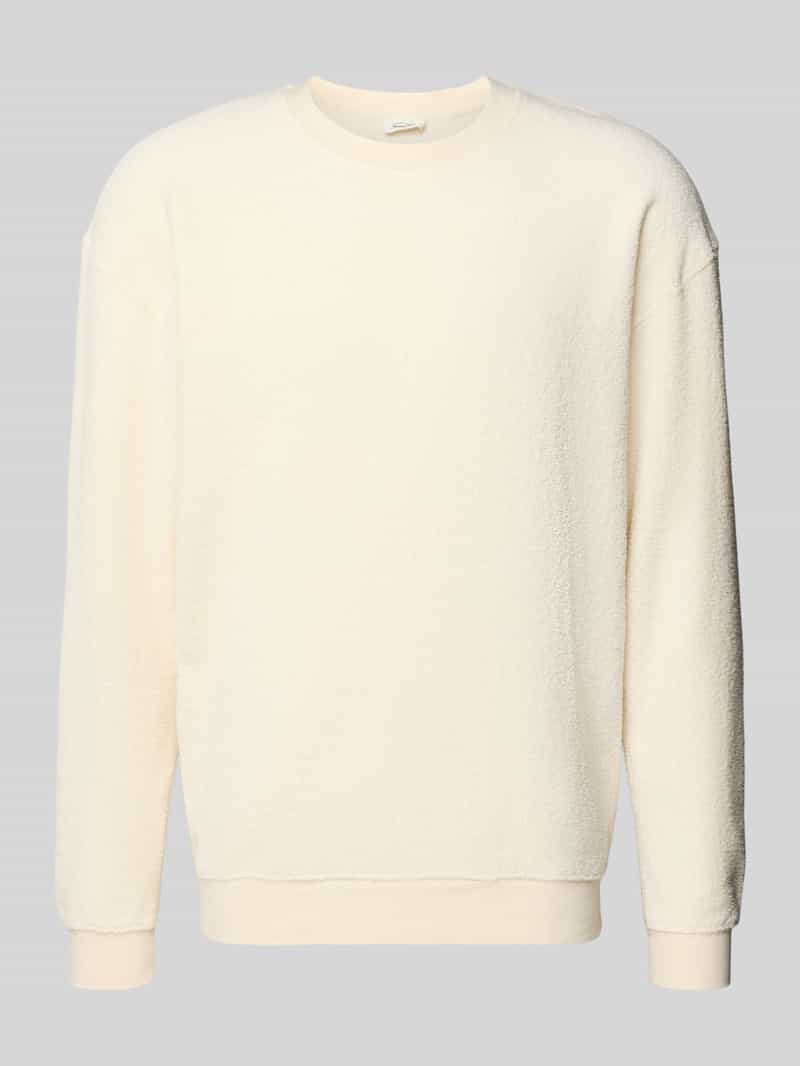 American vintage Sweatshirt met ribboorden model 'BOBY'