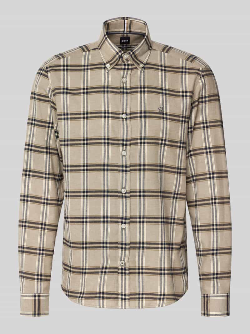 Boss Regular fit vrijetijdsoverhemd van puur katoen model 'LIAM'