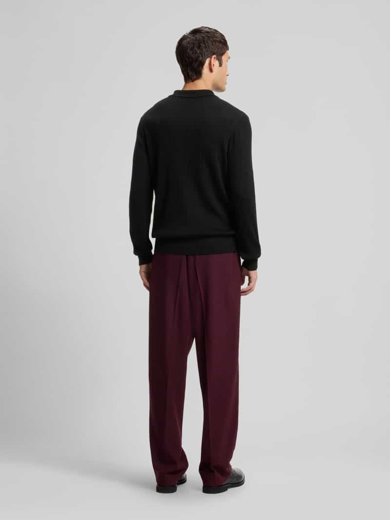 HUGO Regular fit poloshirt van viscosemix model 'Sastaron'