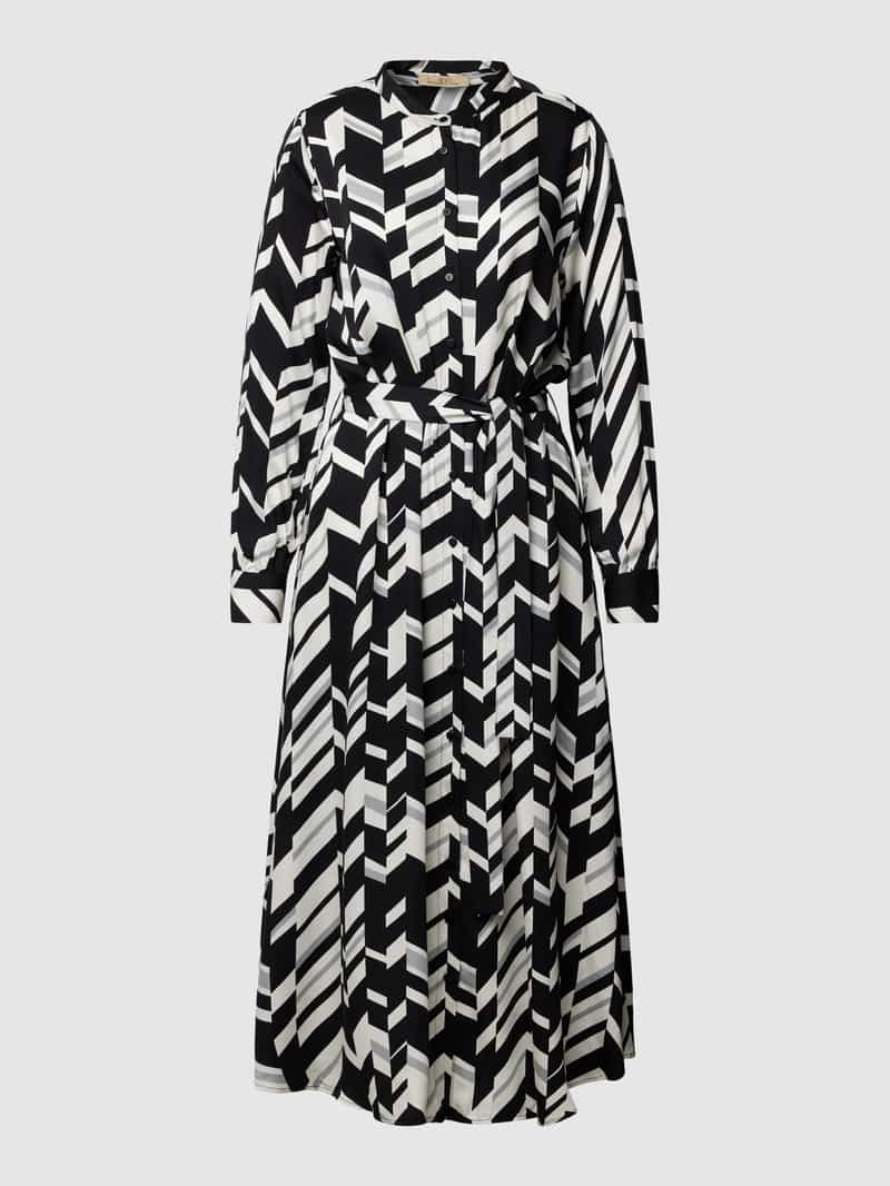 Midi-jurk met strikceintuur Smith and Soul