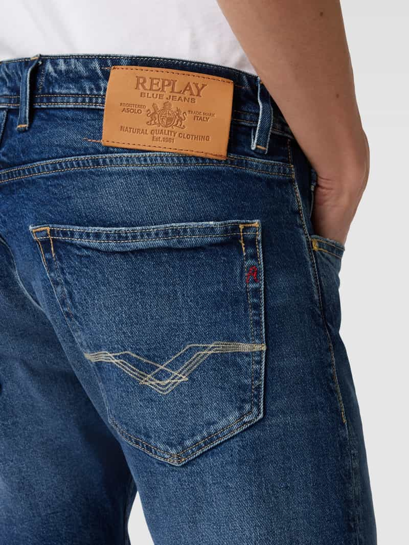 Replay Straight fit jeans in 5-pocketmodel model 'Grover'