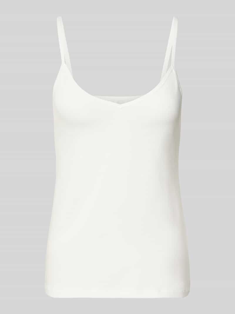 Sloggi Top met afgeronde V-hals