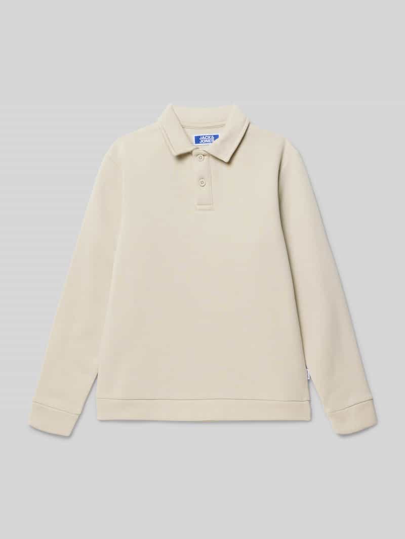 jack & jones Sweatshirt met platte kraag model 'BRADLEY'