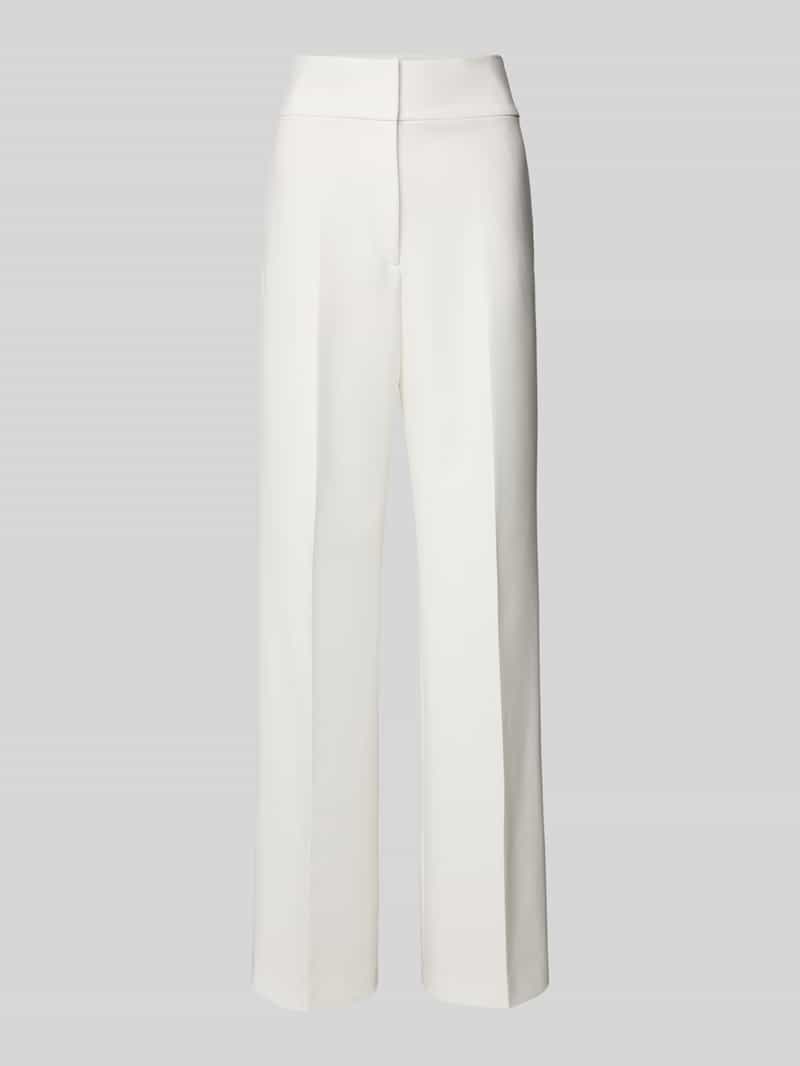 HUGO High waist broek met persplooien model 'Himia'