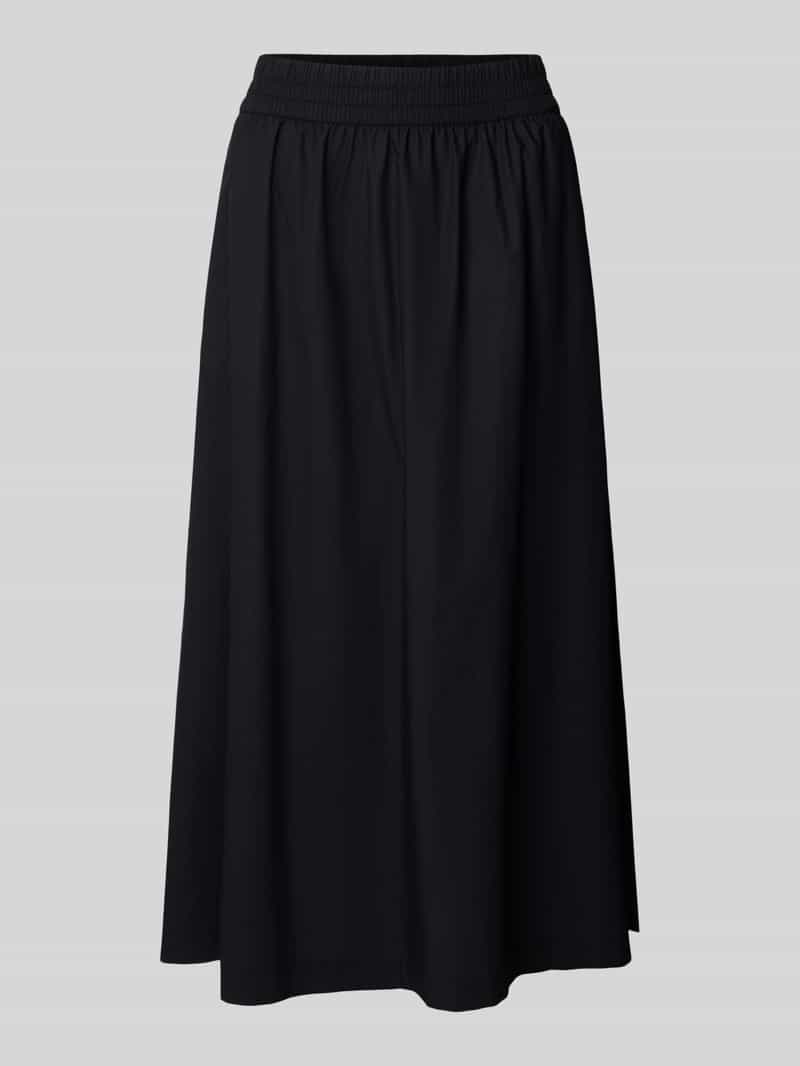 s.Oliver RED LABEL Uitlopende midirok van puur katoen