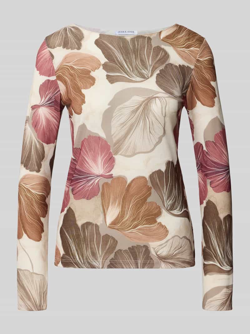 ZABAIONE Shirt met lange mouwen in all-over look model 'Li44a'