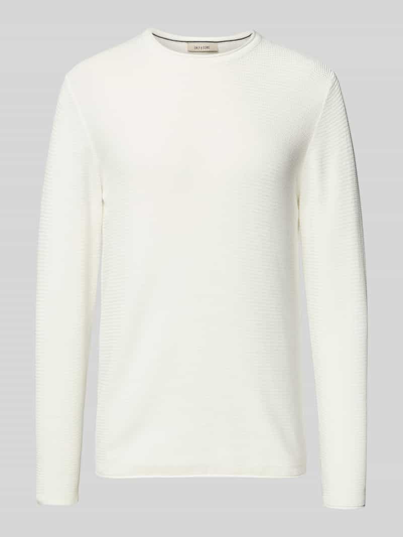 Only & Sons Regular fit gebreide pullover van puur katoen model 'ERIC'