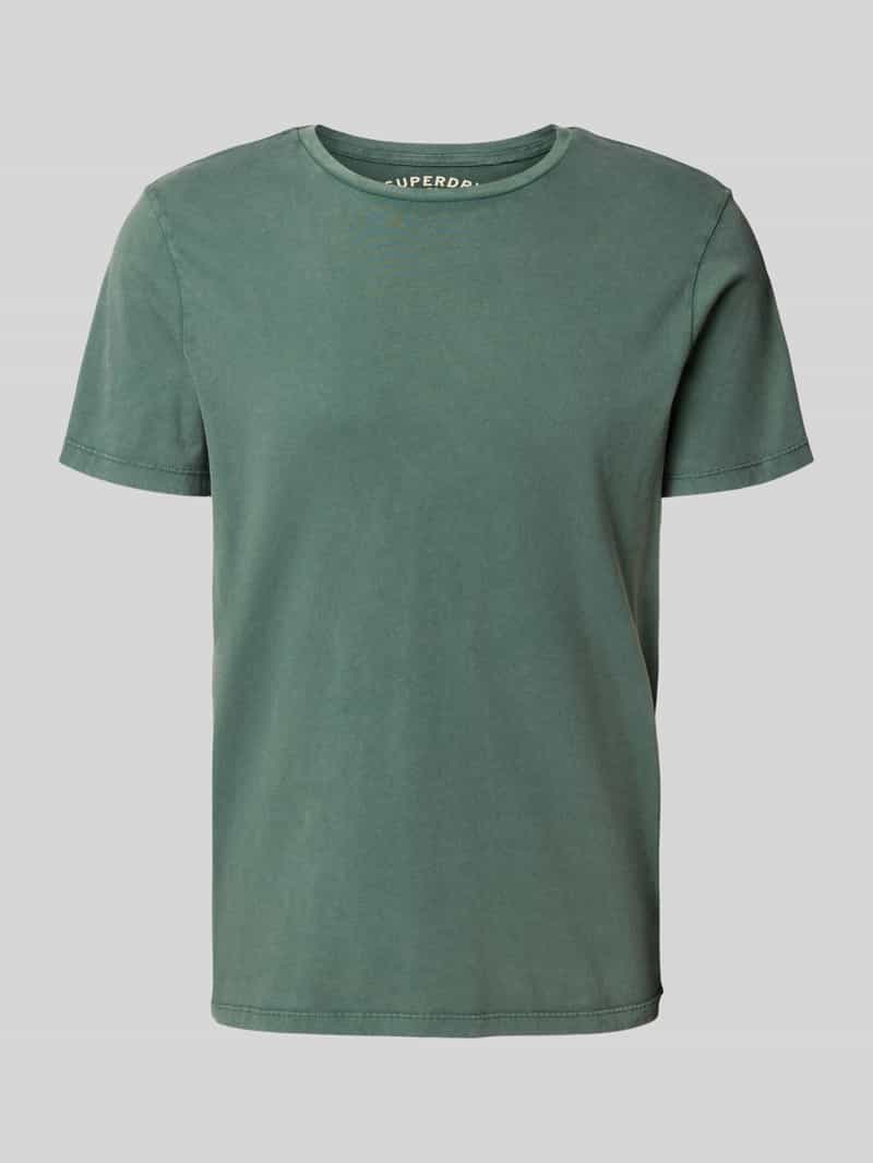 Superdry T-shirt met labeldetail