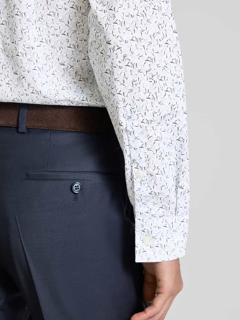 HUGO Slim fit zakelijk overhemd van puur katoen model 'KENNO'