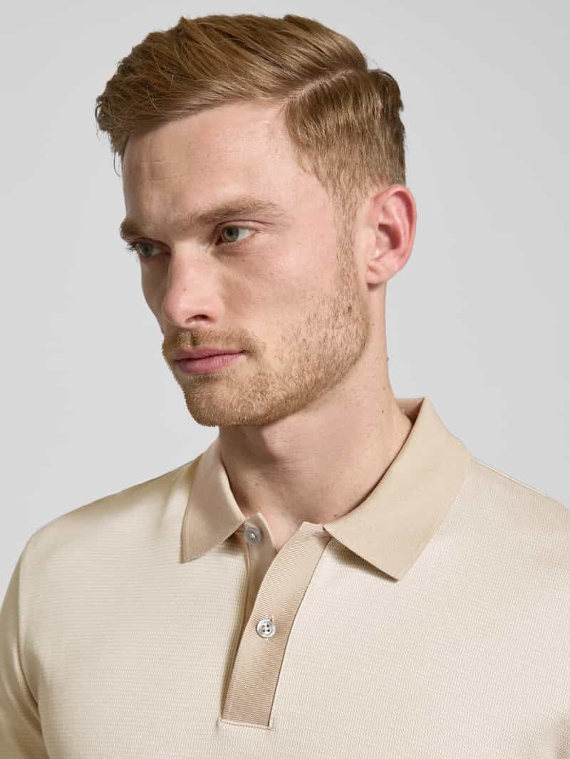 Boss Regular fit poloshirt met labeldetail model 'Parlay'
