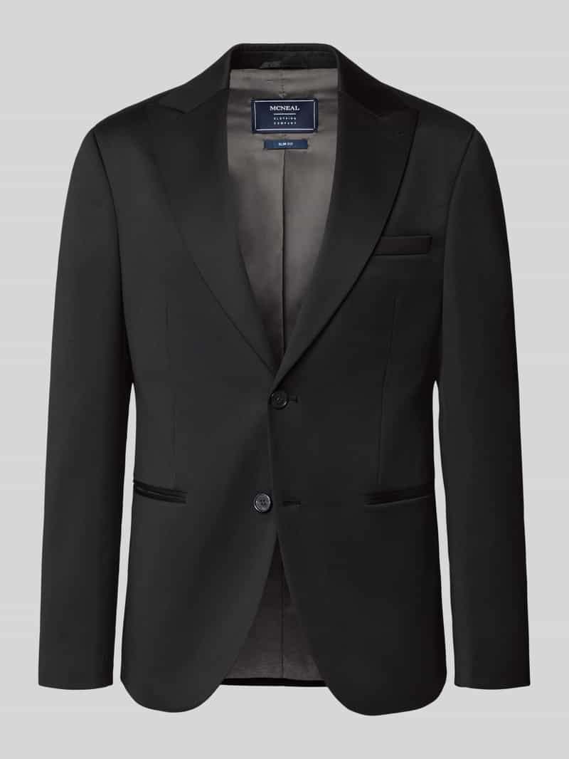 MCNEAL Regular fit colbert van satijn