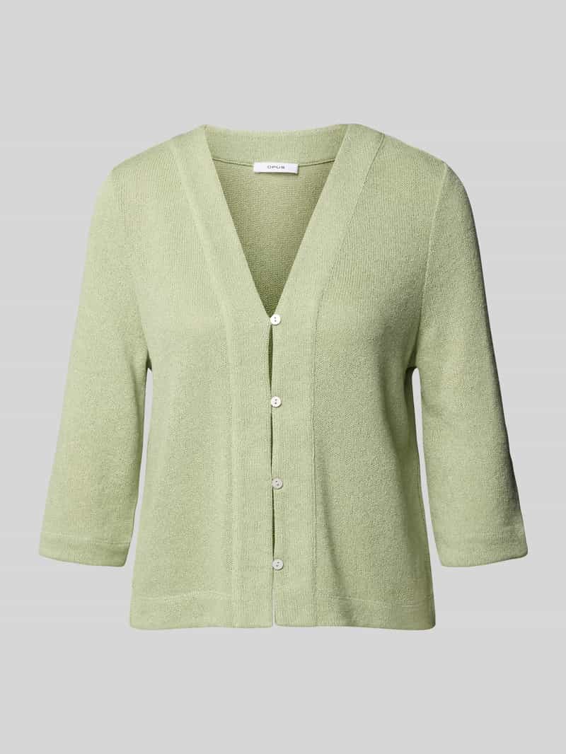 Opus Cardigan met V-hals model 'Semipa'