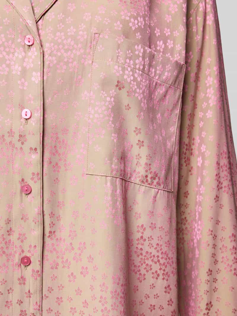 Christian Berg Woman Relaxed fit pyjamabovendeel met reverskraag