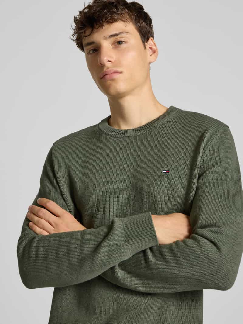 Tommy Jeans Slim fit pullover van puur katoen