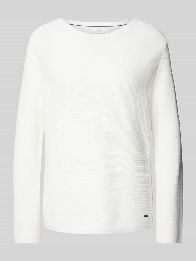 BRAX Gebreide pullover met structuurmotief model 'Lesley'