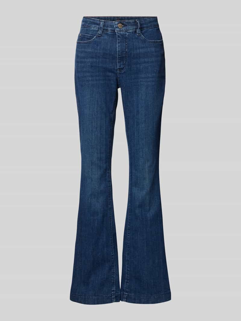 Bootcut jeans met labeldetail, model 'DREAM'