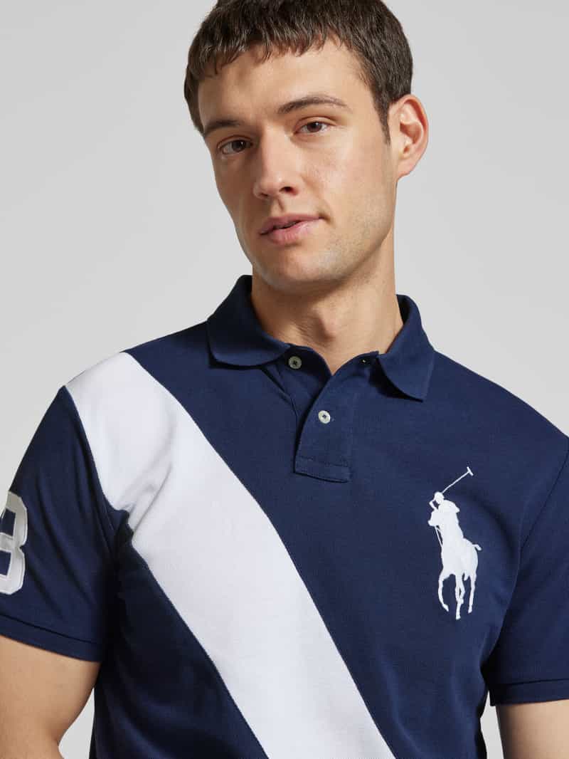 Polo Ralph Lauren Regular fit poloshirt met labelstitching