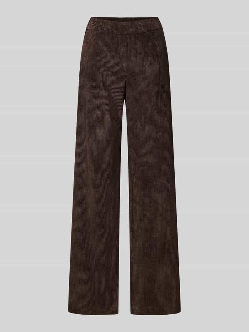 MAC Flared corduroy broek met paspelzakken aan de achterkant model 'CHIARA'