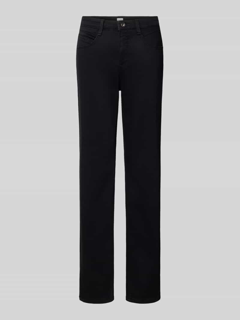 BRAX Bootcut jeans met dark wash model 'CAROLA'